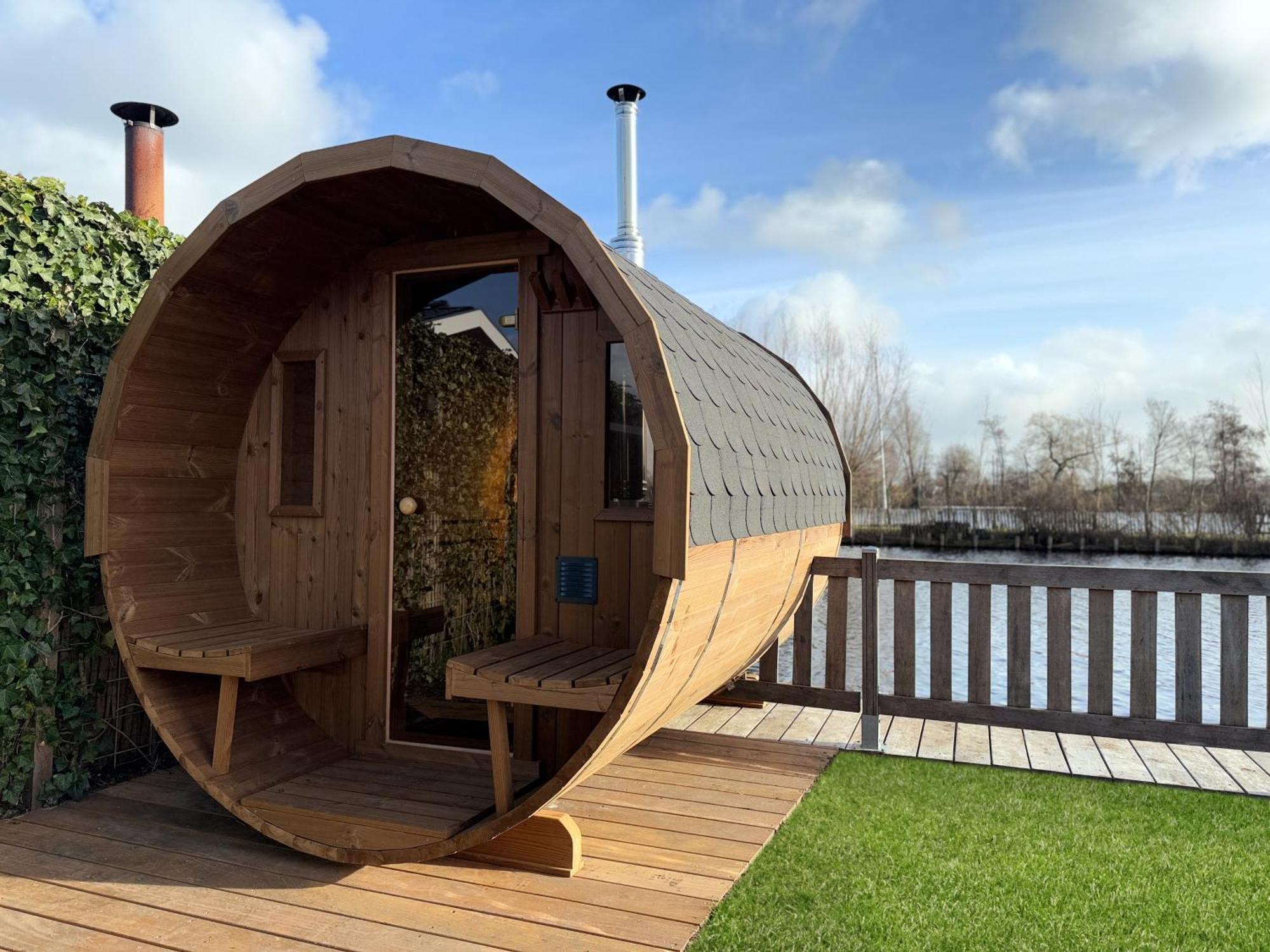 פינקפיין New - Private Residence With Sauna - On A Lake Near Amsterdam מראה חיצוני תמונה